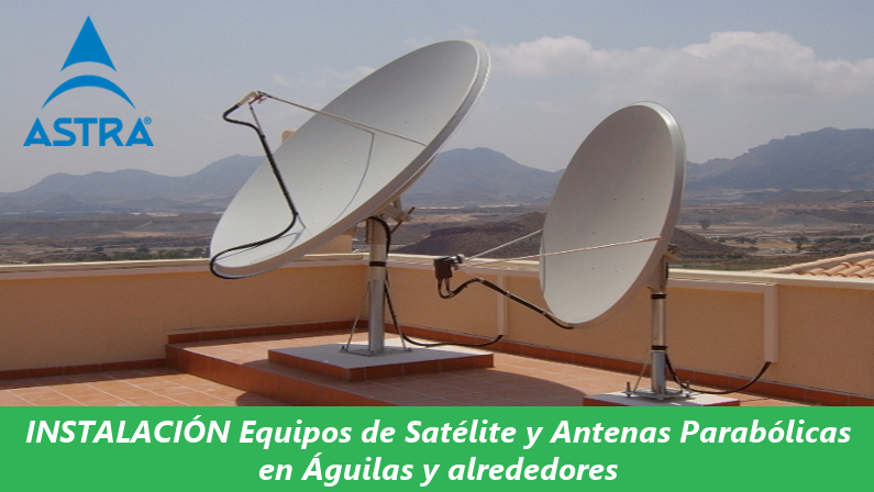 Equipos de satélite y antenas parabólicas Águilas